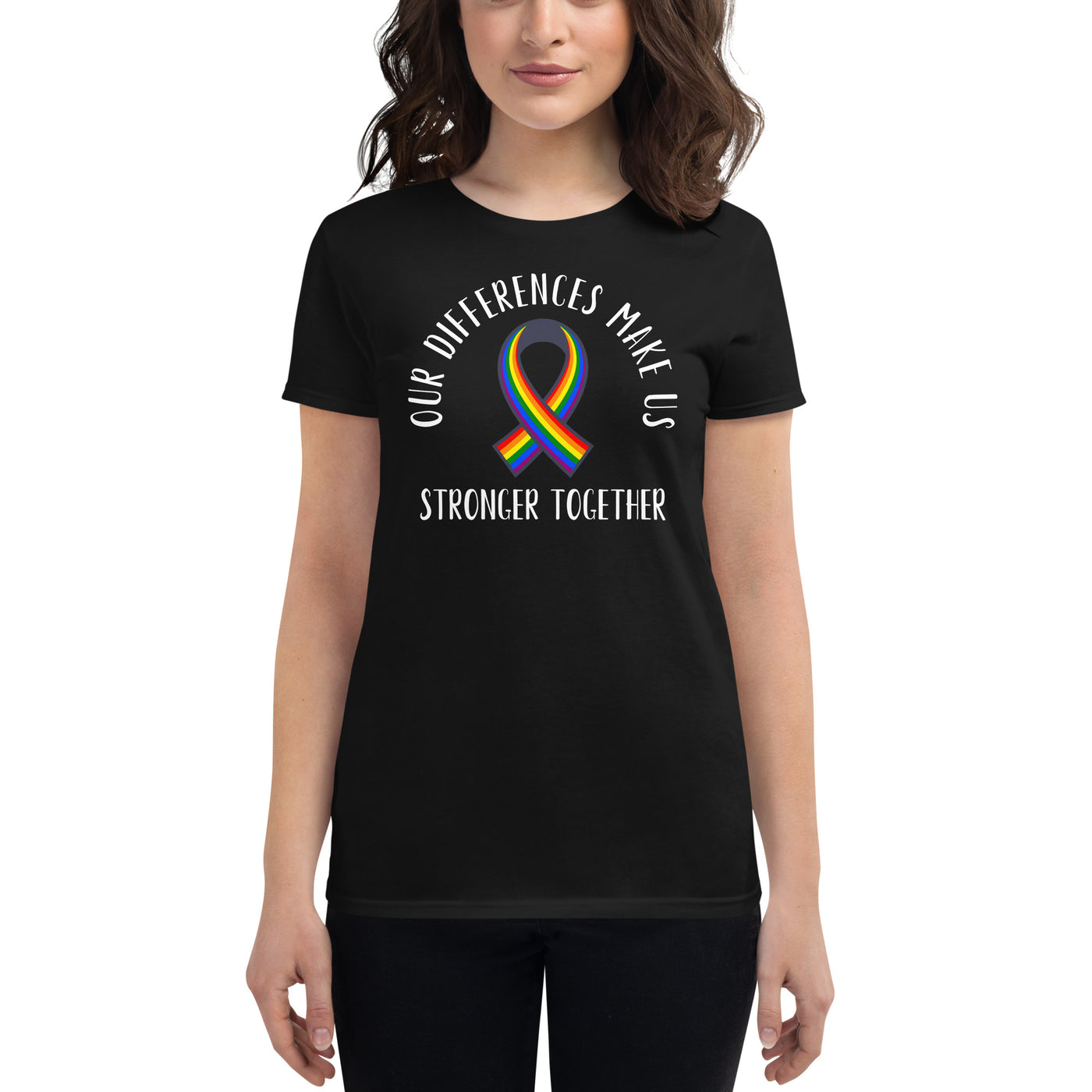 Stronger Together - Ribbon Women's short sleeve t-shirt