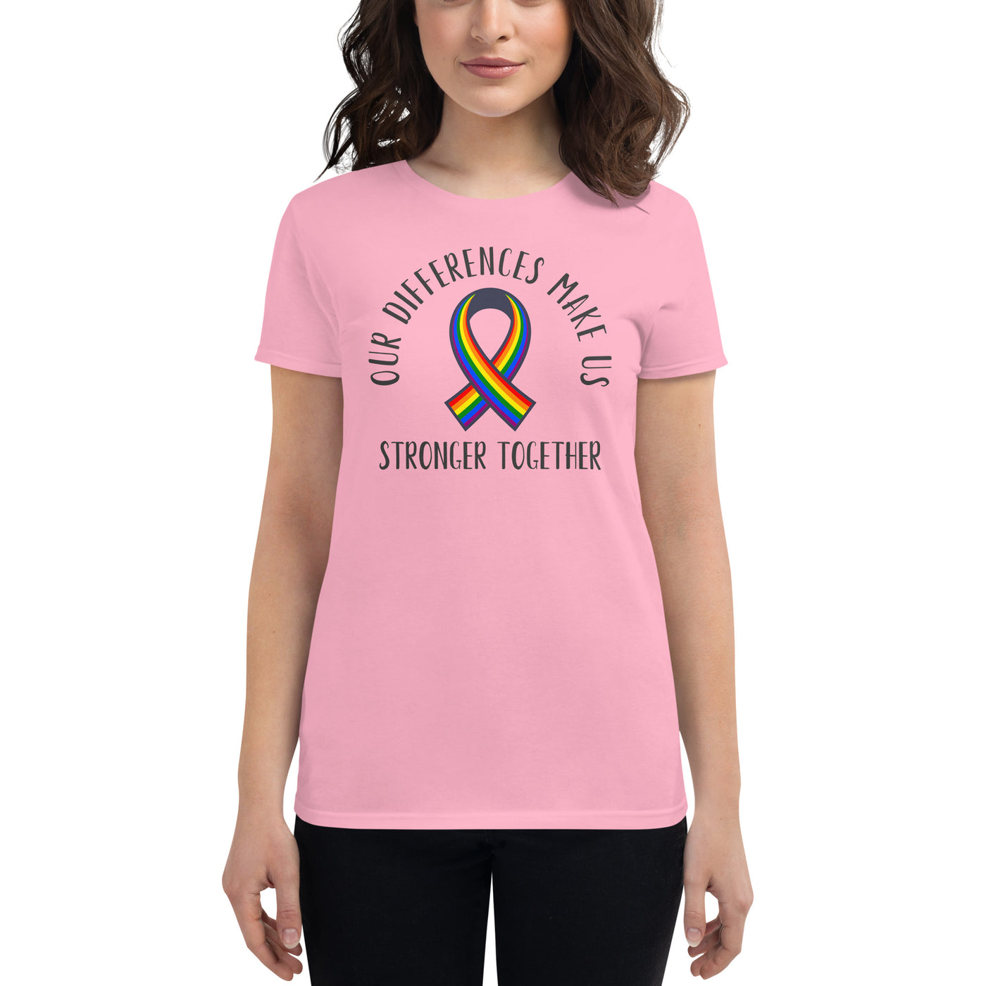 Stronger Together - Ribbon Women's short sleeve t-shirt