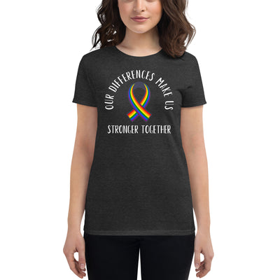 Stronger Together - Ribbon Women's short sleeve t-shirt