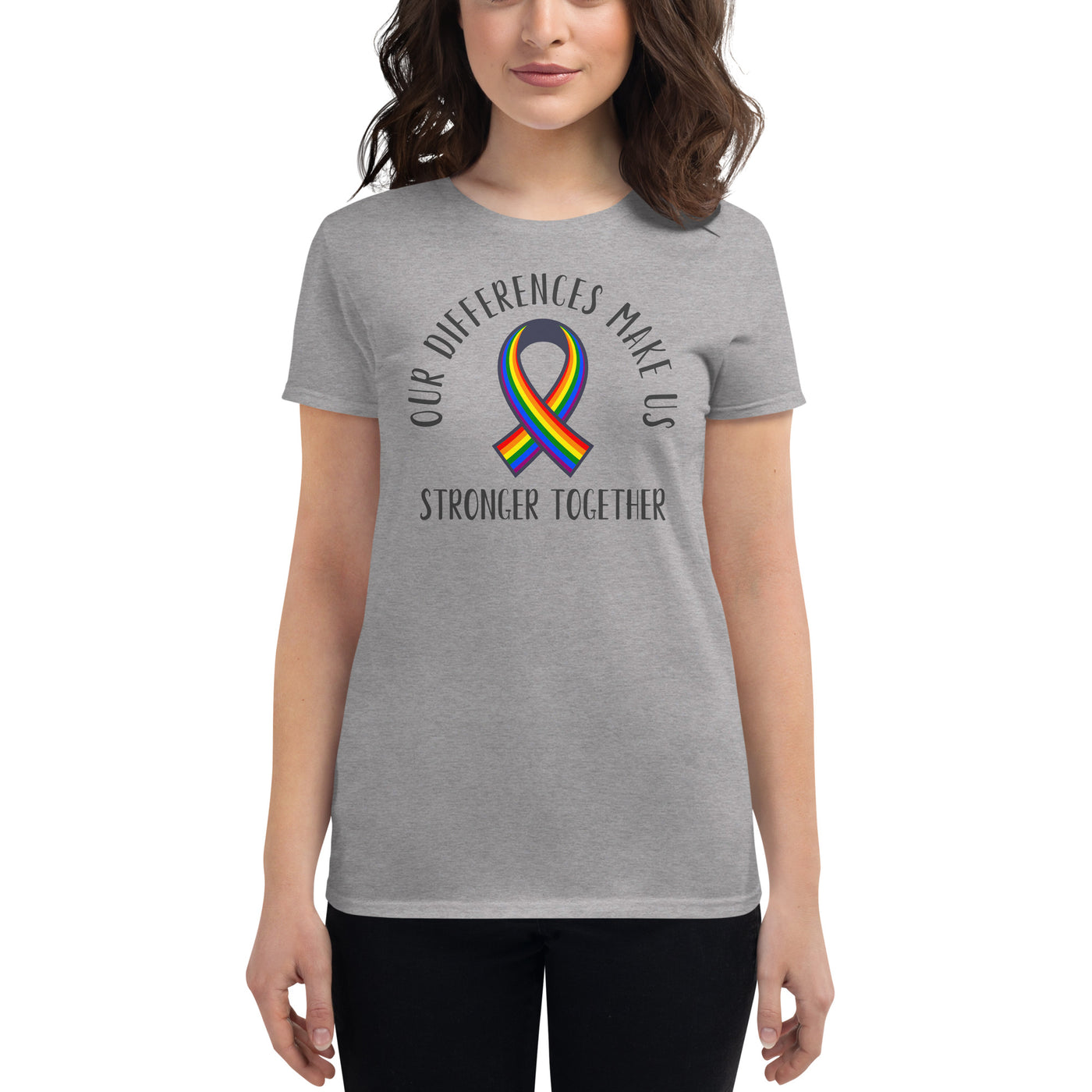 Stronger Together - Ribbon Women's short sleeve t-shirt