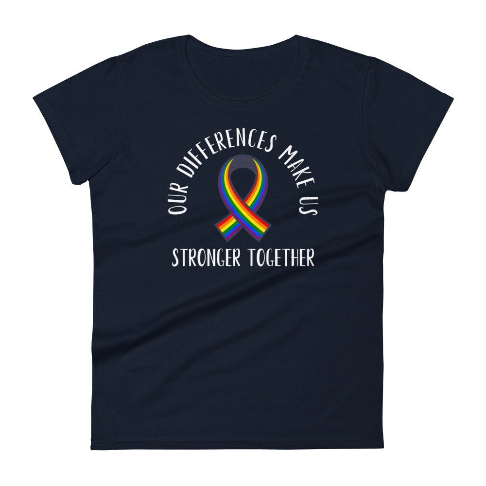 Stronger Together - Ribbon Women's short sleeve t-shirt