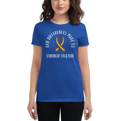 Stronger Together - Ribbon Women's short sleeve t-shirt