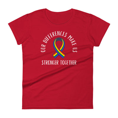 Stronger Together - Ribbon Women's short sleeve t-shirt