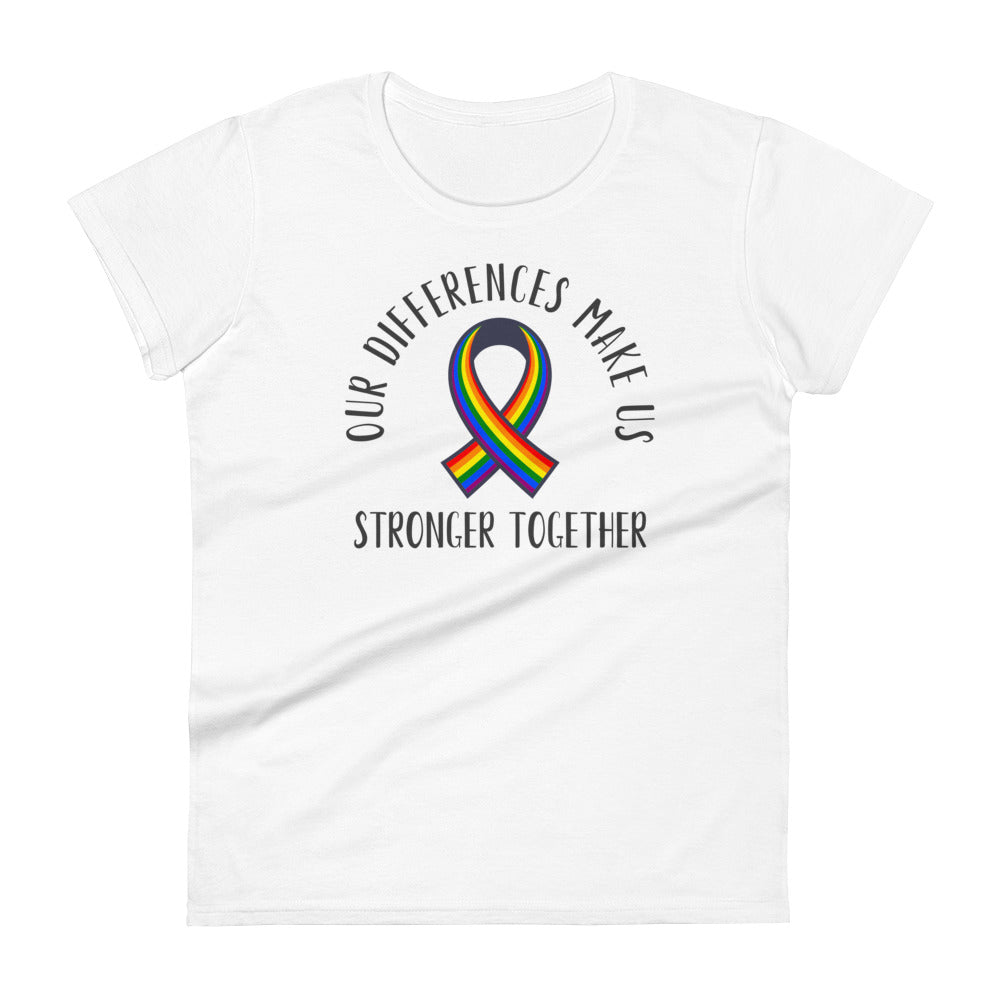 Stronger Together - Ribbon Women's short sleeve t-shirt