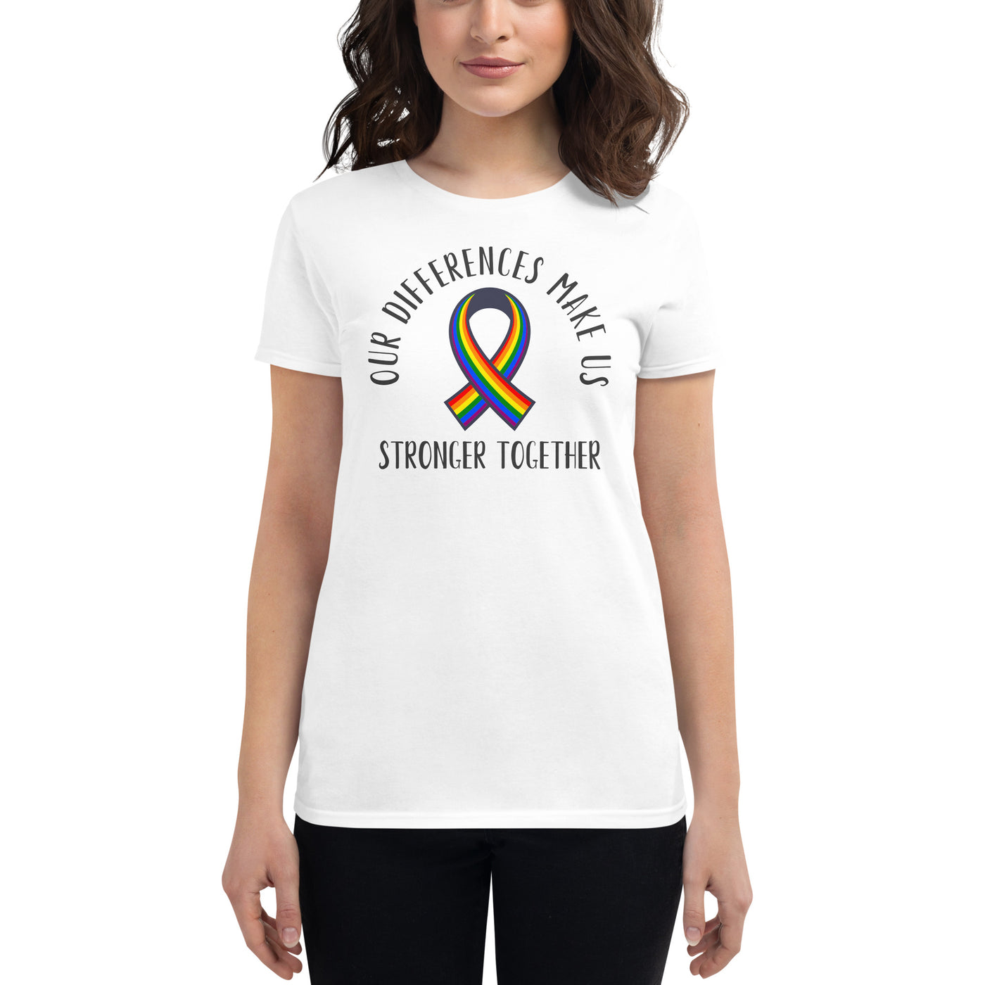 Stronger Together - Ribbon Women's short sleeve t-shirt