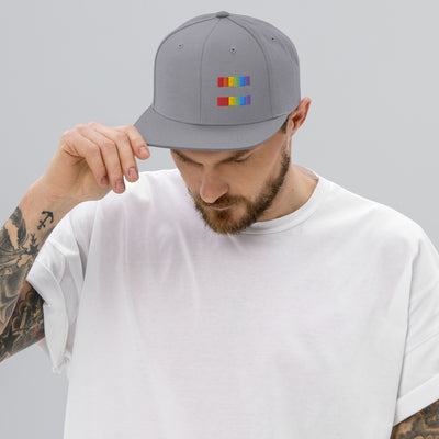 Rainbow Equality Snapback Hat