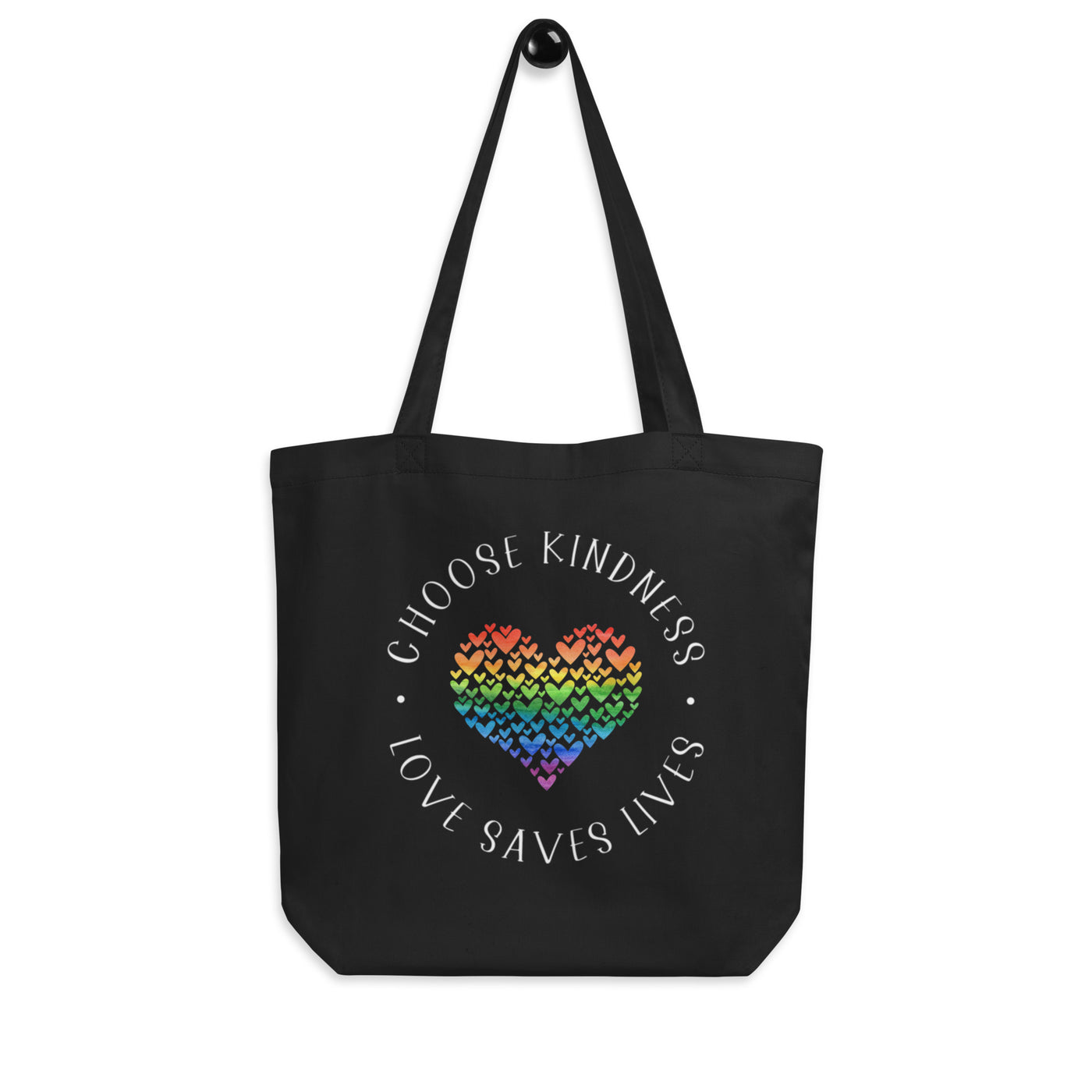 Choose Kindness Love Saves Lives - Heart Collage Eco Tote Bag