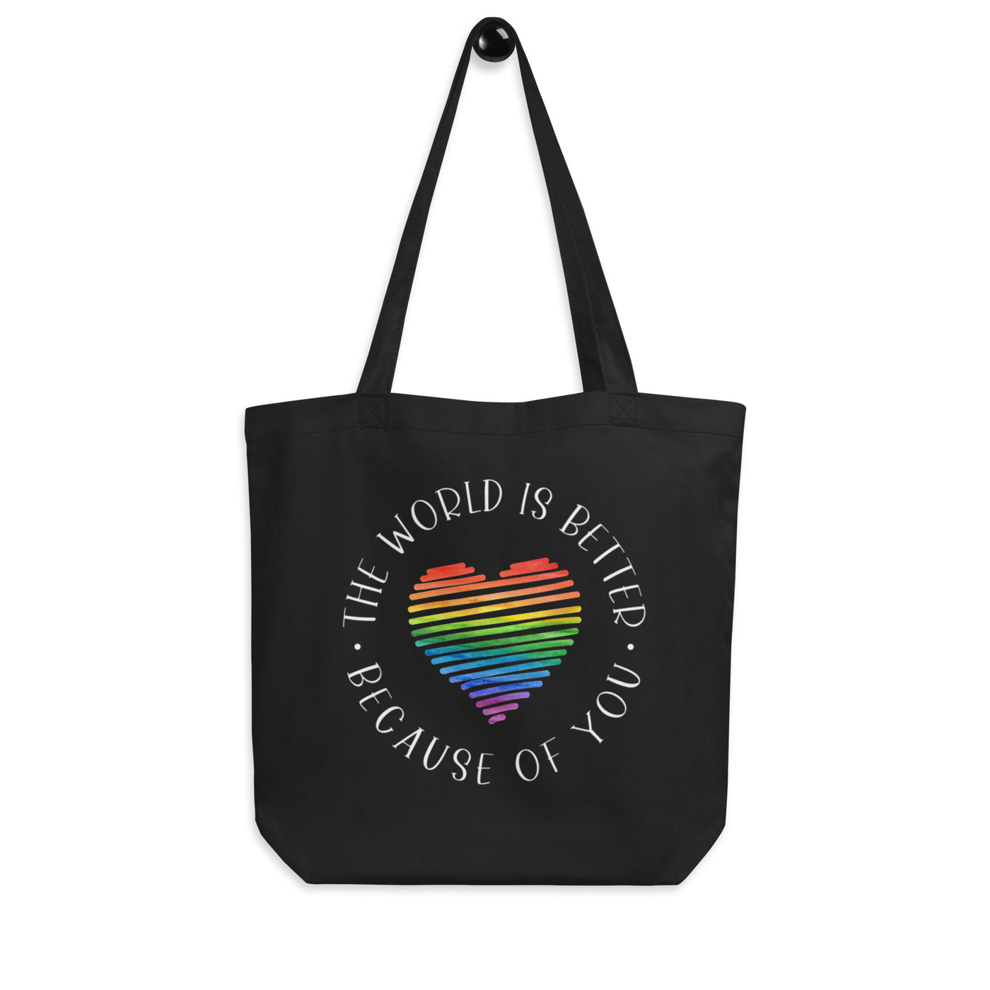 The World Is Better Because Of You - Heart Collage Eco Tote Bag