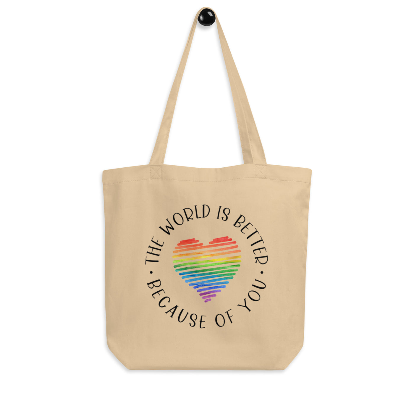 The World Is Better Because Of You - Heart Collage Eco Tote Bag