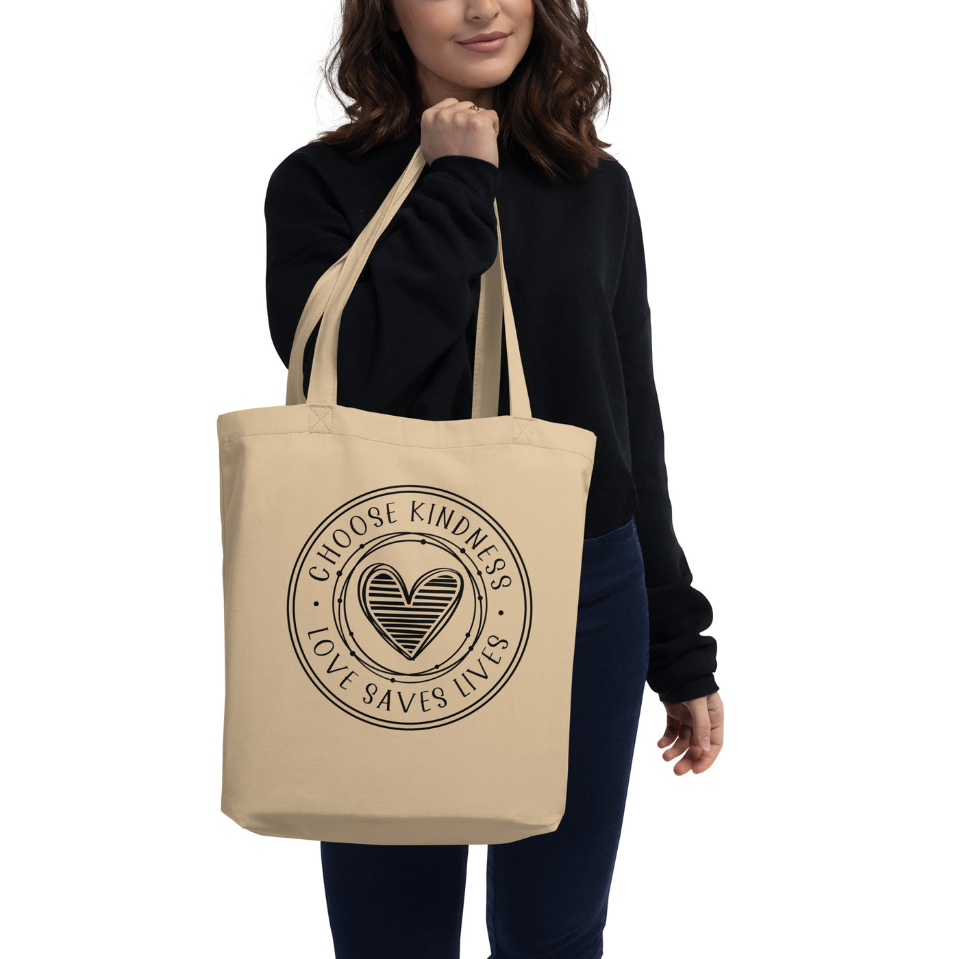 Choose Kindness Love Saves Lives - Eco Tote Bag