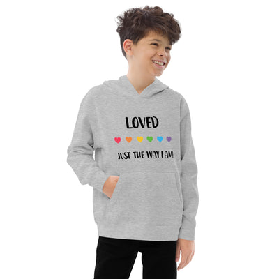 Loved - Hearts Kids fleece hoodie