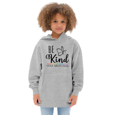 Be Kind - Butterfly fleece hoodie