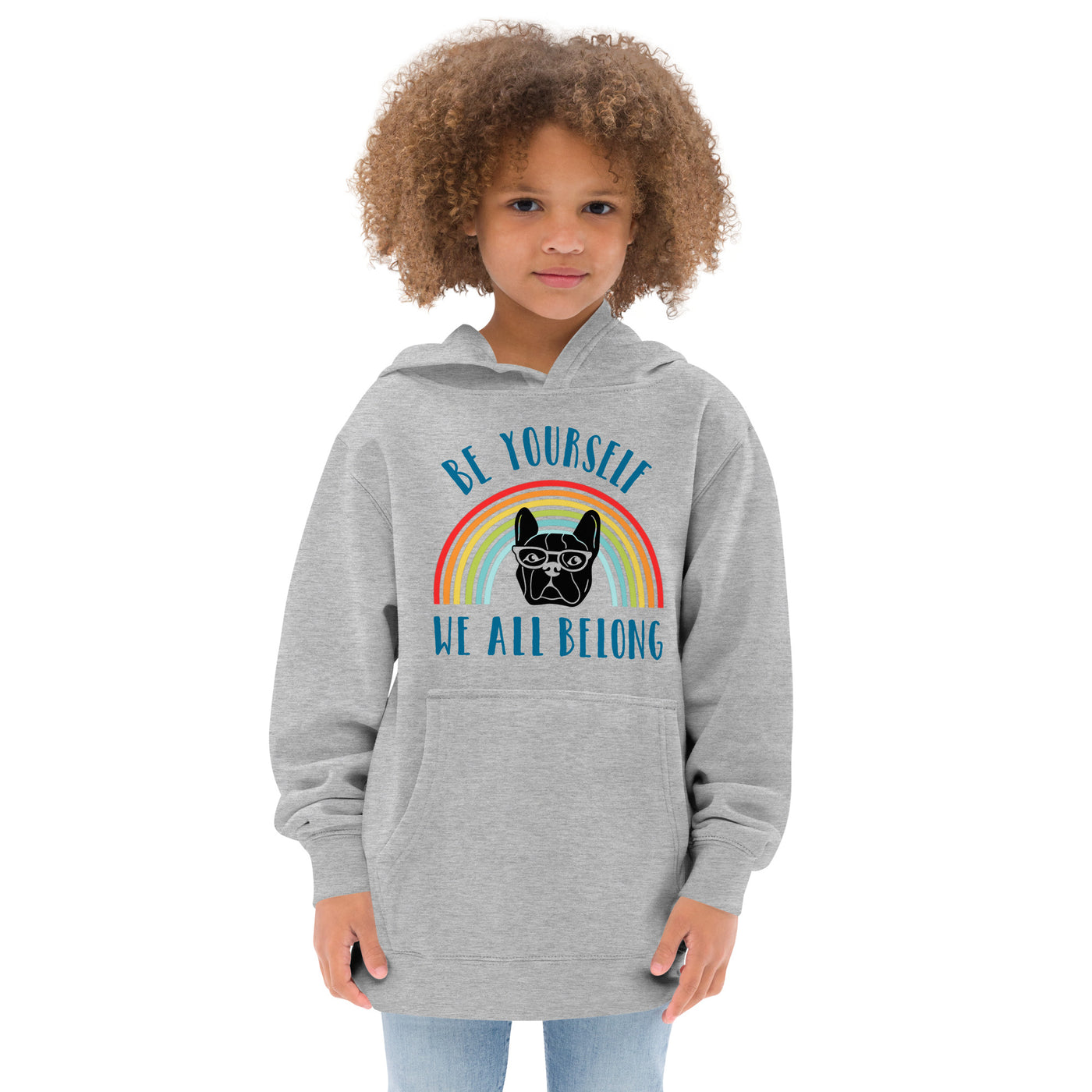 Be Yourself - Bulldog Kids fleece hoodie