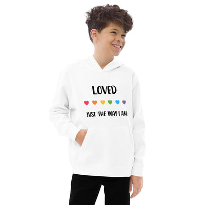 Loved - Hearts Kids fleece hoodie