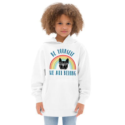 Be Yourself - Bulldog Kids fleece hoodie