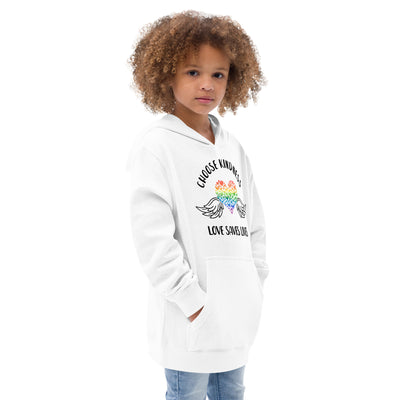 Choose Kindness - Wings Kids fleece hoodie