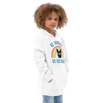 Be Yourself - Bulldog Kids fleece hoodie