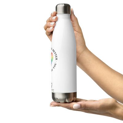 World is Better Stainless Steel Water Bottle