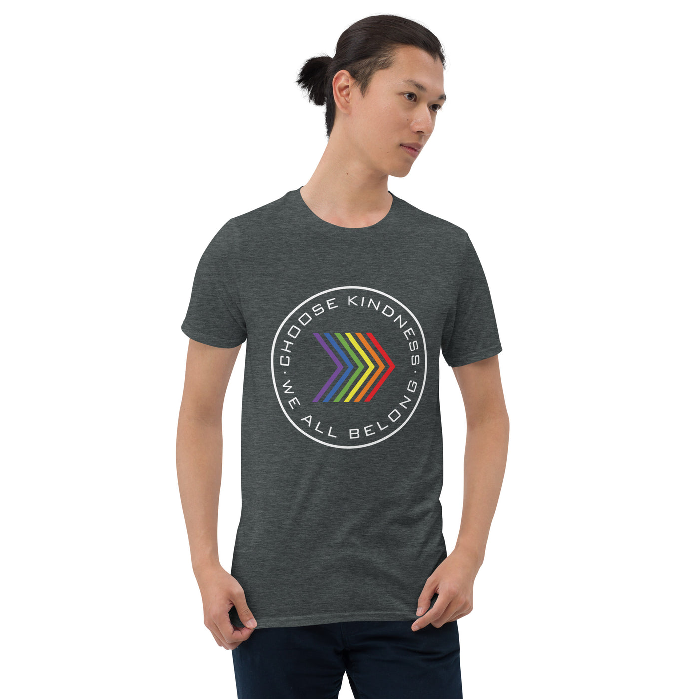 Choose Kindness We All Belong - Chevron Short-Sleeve Unisex T-Shirt