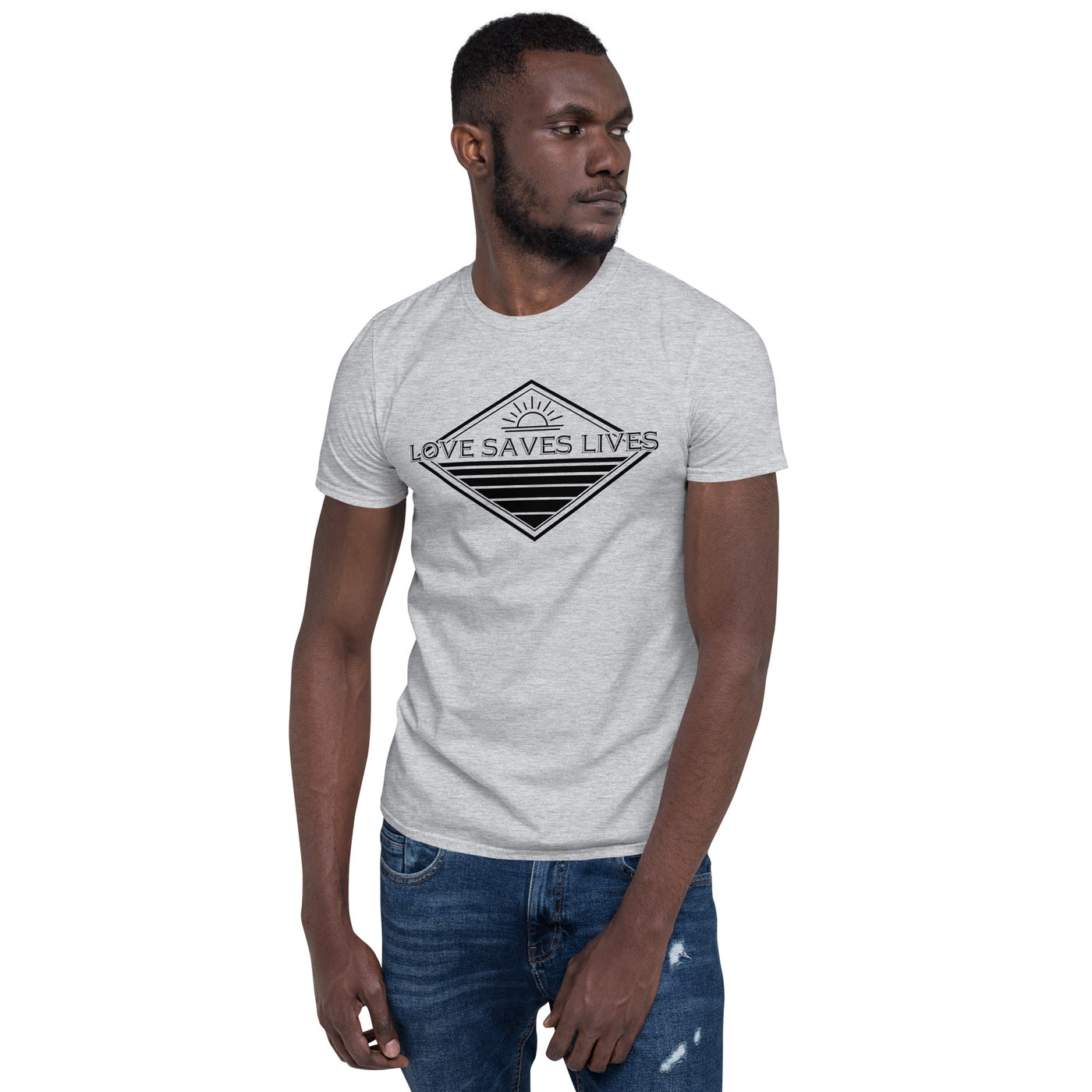 Love Saves Lives - Short-Sleeve Unisex T-Shirt