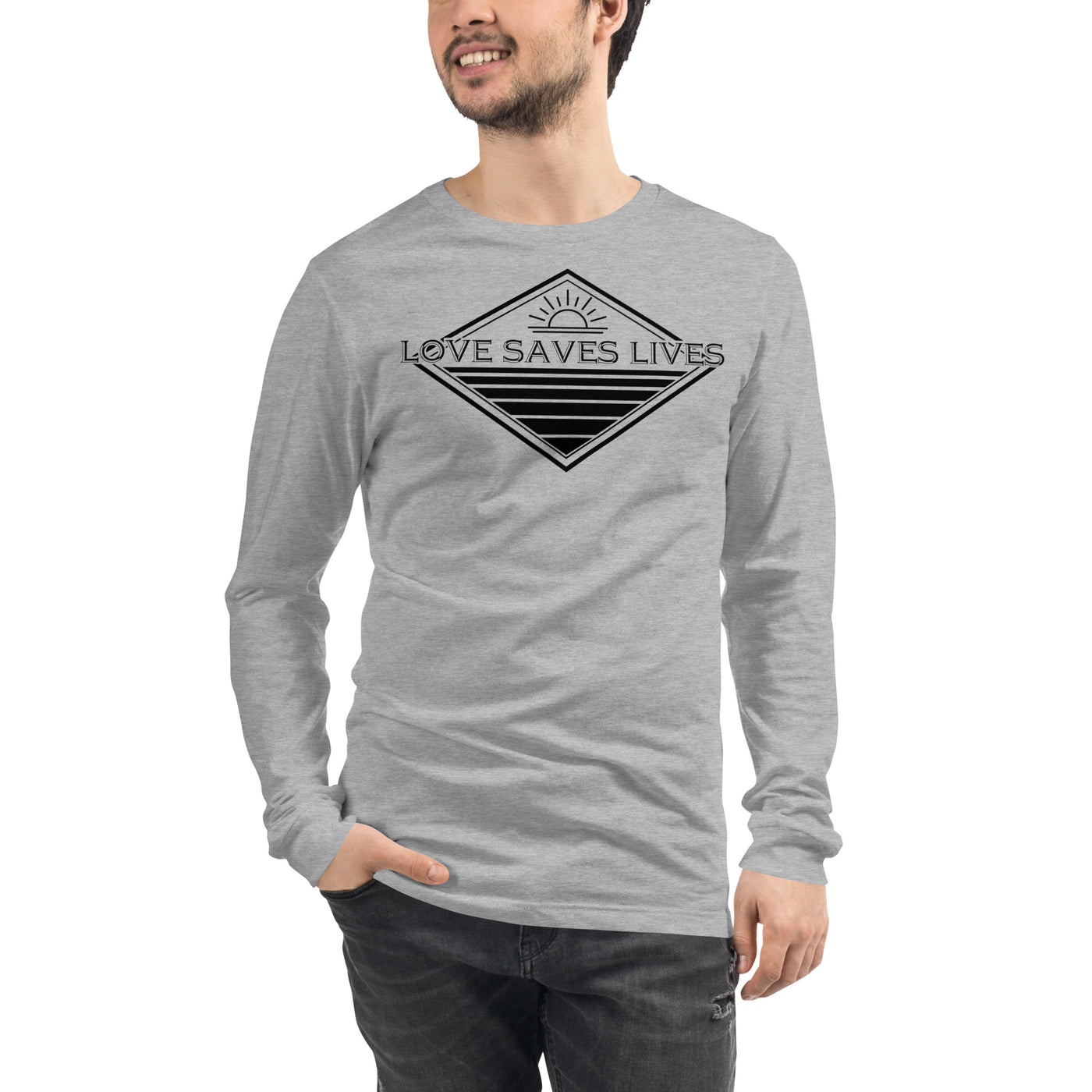 Love Saves Lives - Unisex Long Sleeve Tee