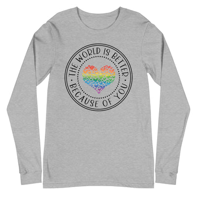 Love Saves Lives I Am An Ally - Unisex Long Sleeve Tee