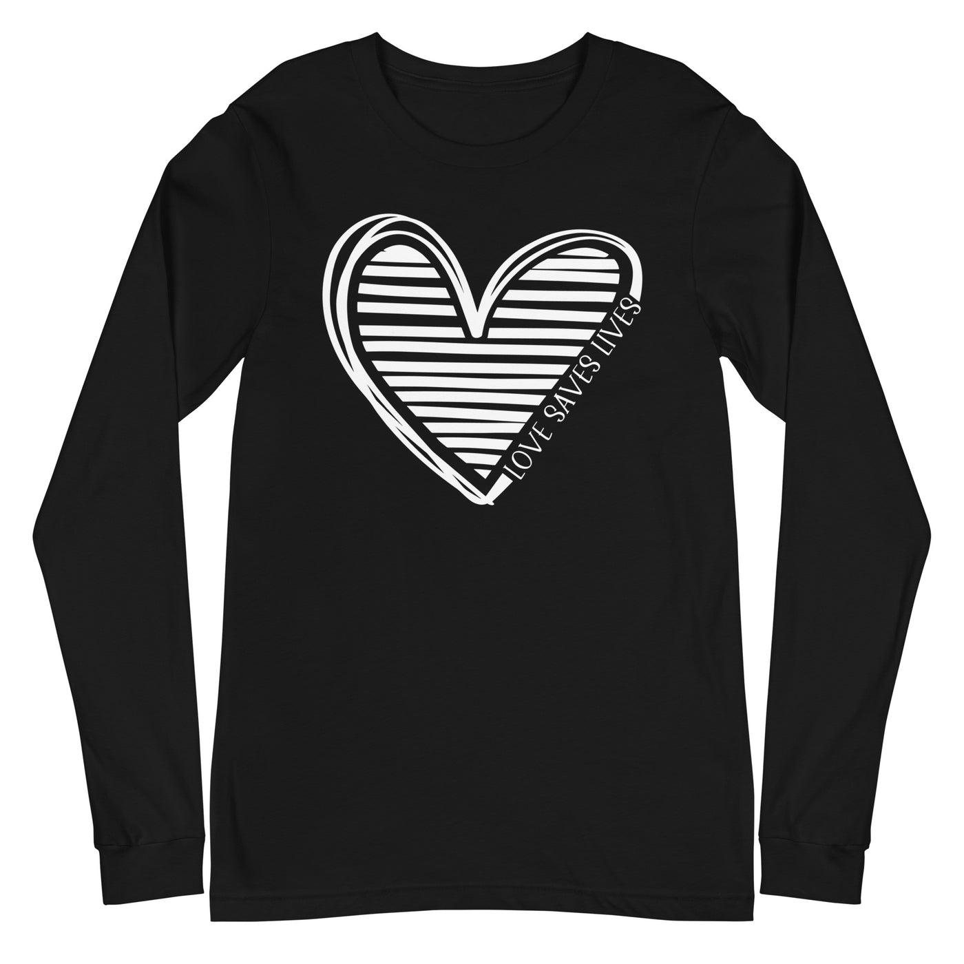 Love Saves Lives - Unisex Long Sleeve Tee