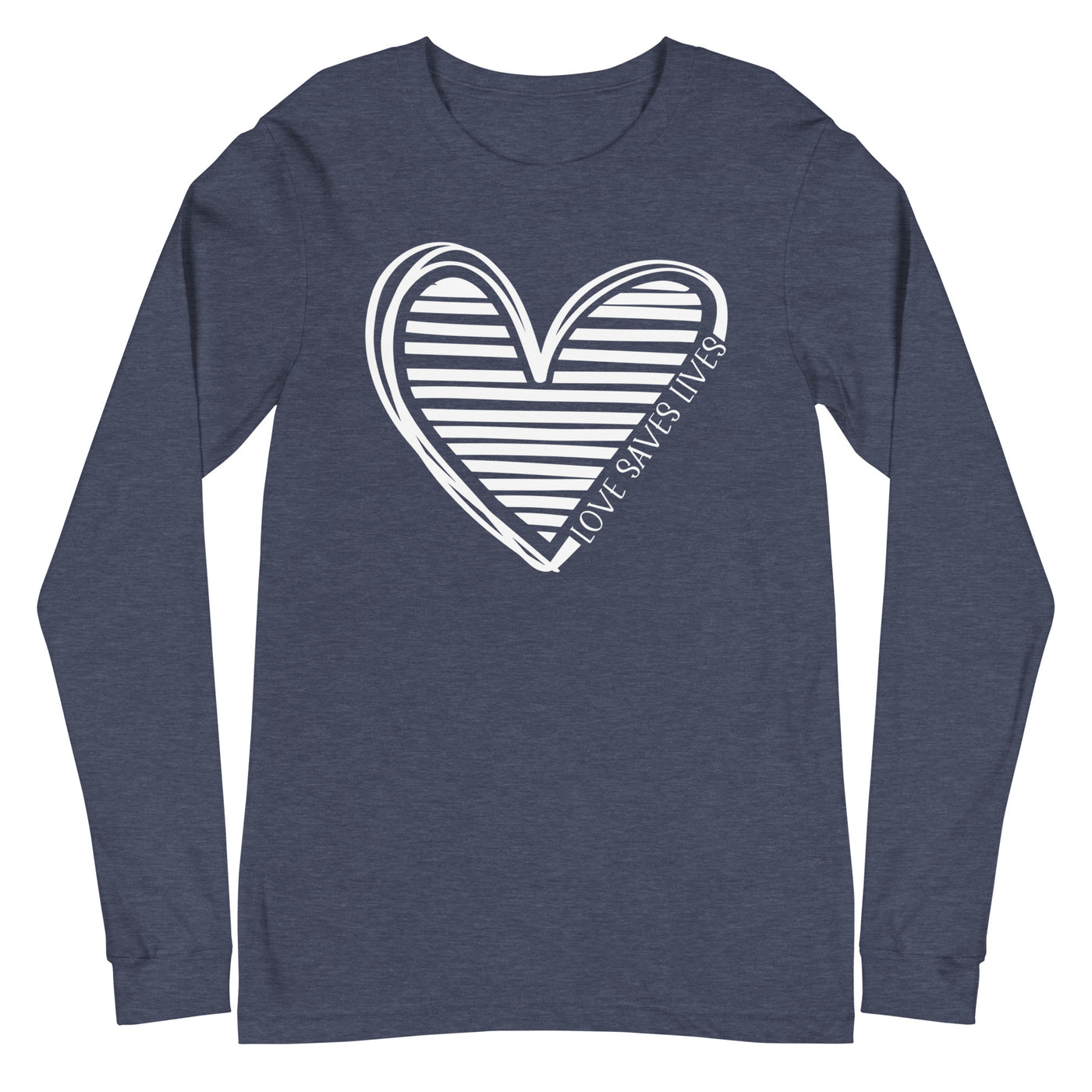 Love Saves Lives - Unisex Long Sleeve Tee