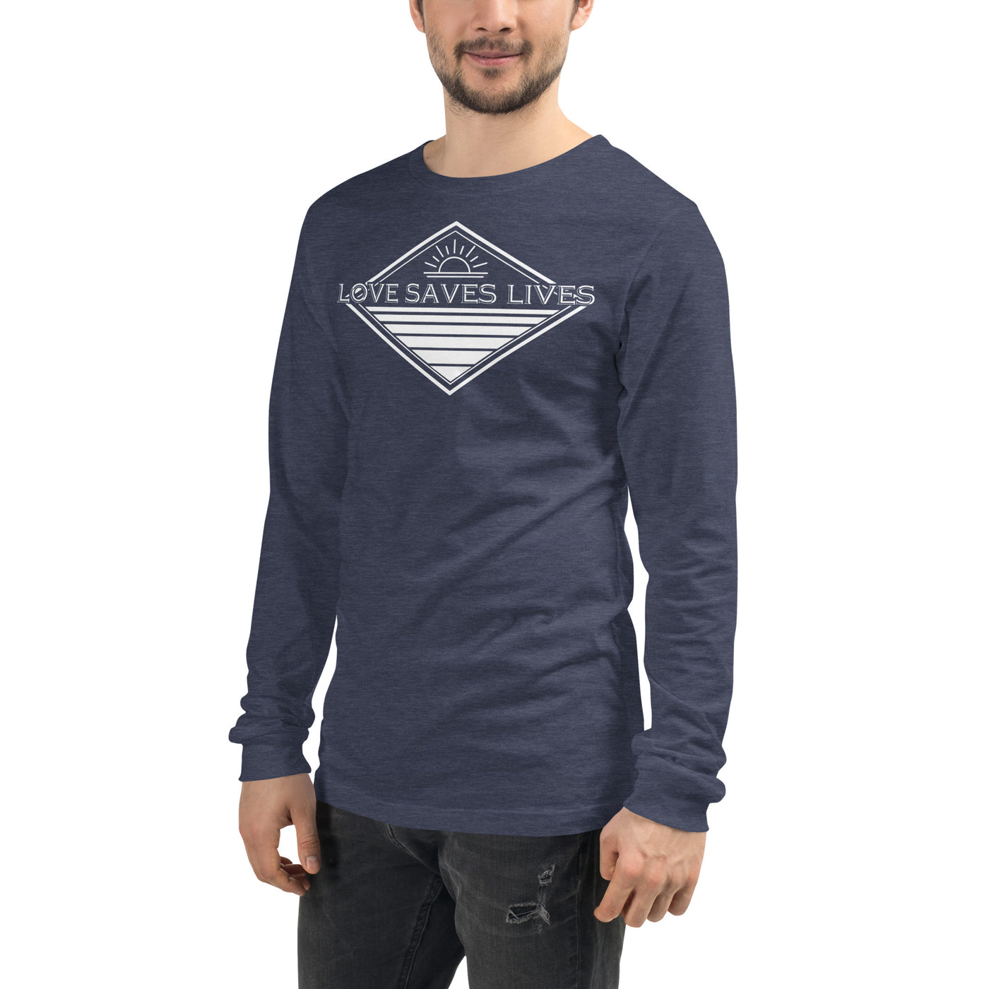 Love Saves Lives - Unisex Long Sleeve Tee