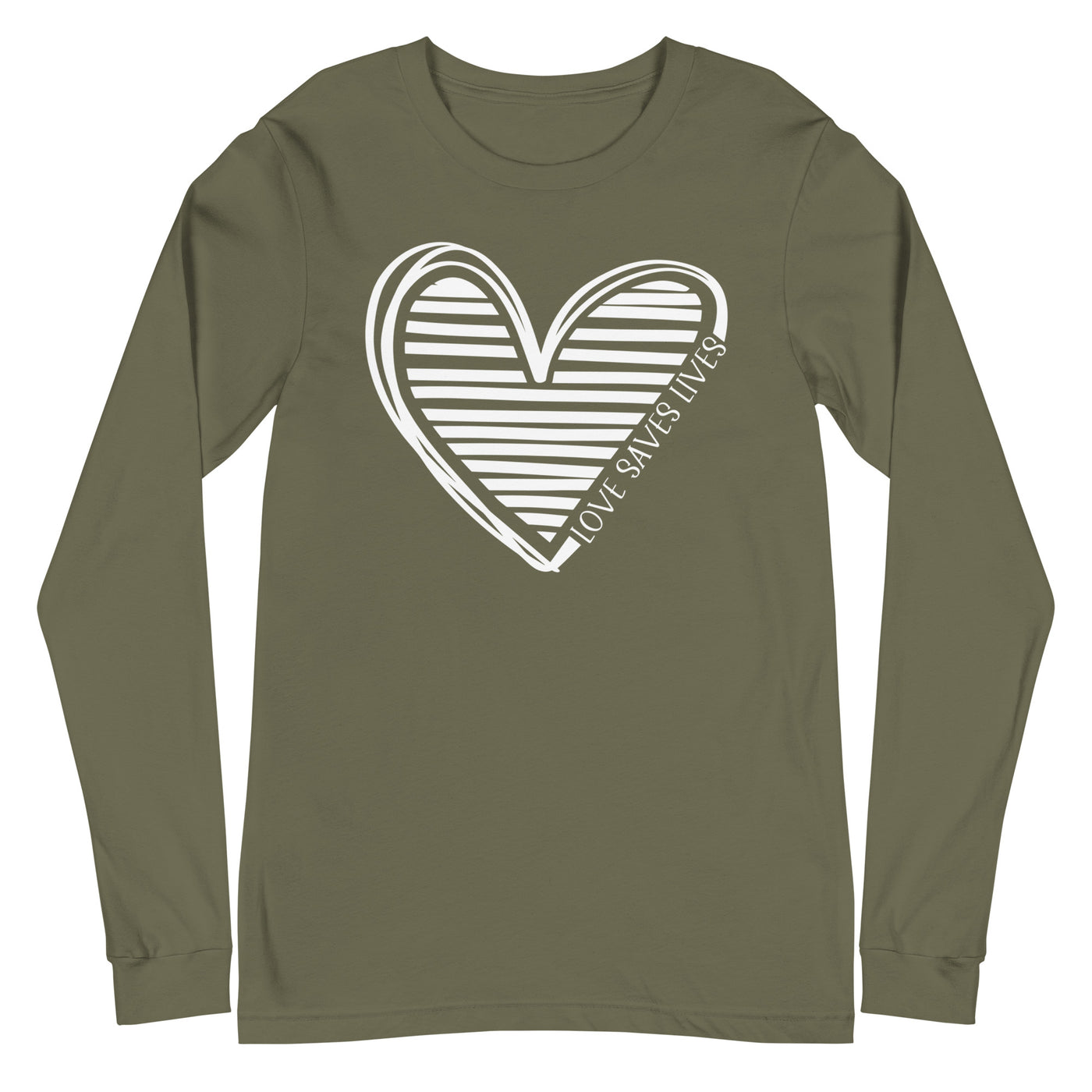 Love Saves Lives - Unisex Long Sleeve Tee