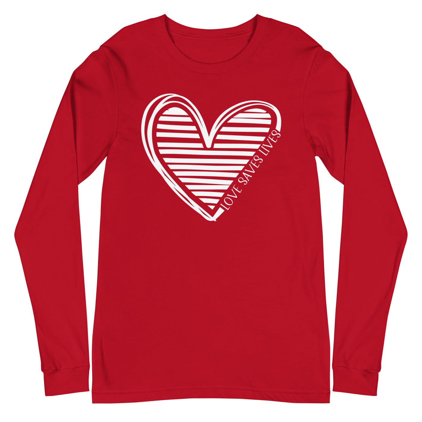 Love Saves Lives - Unisex Long Sleeve Tee