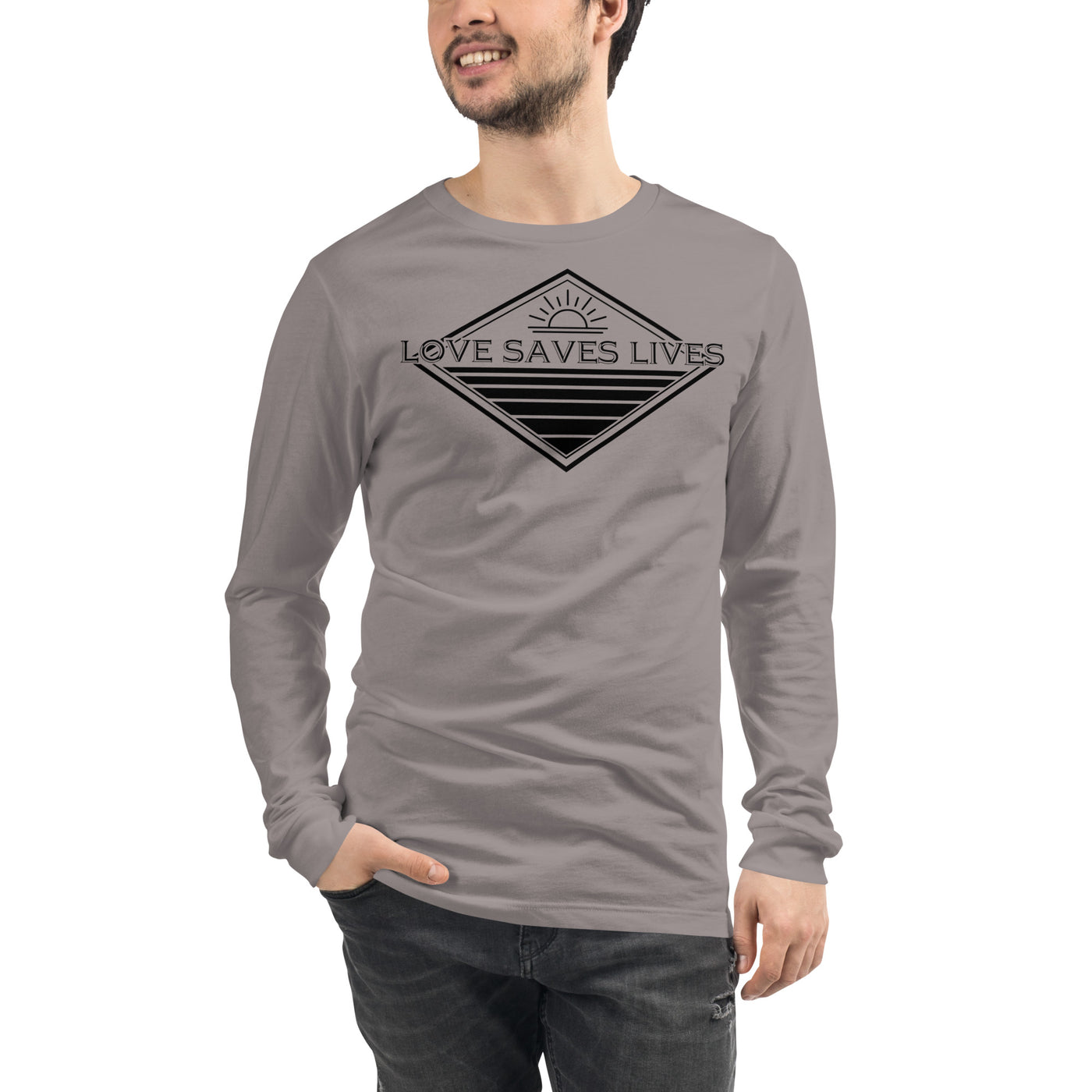 Love Saves Lives - Unisex Long Sleeve Tee