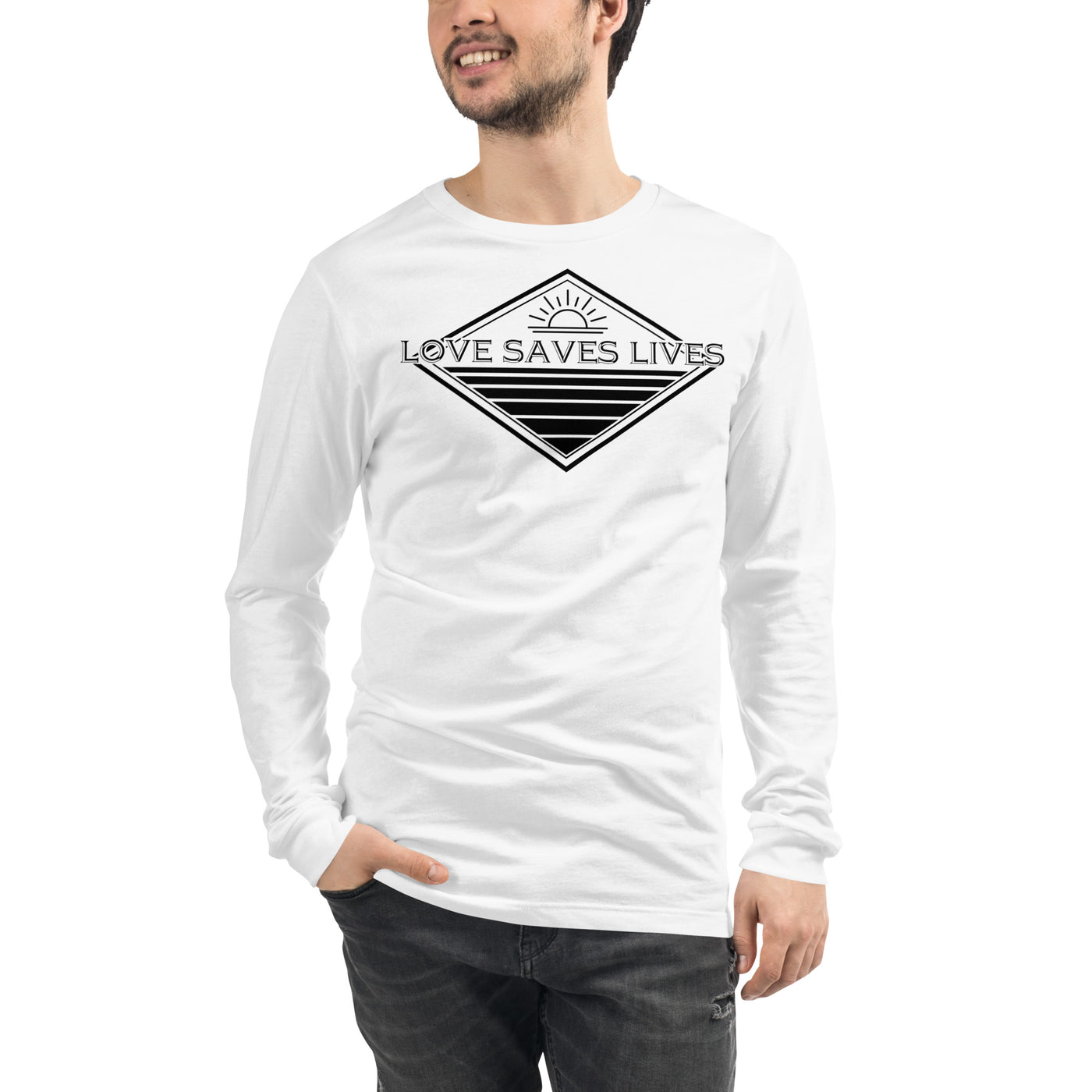 Love Saves Lives - Unisex Long Sleeve Tee