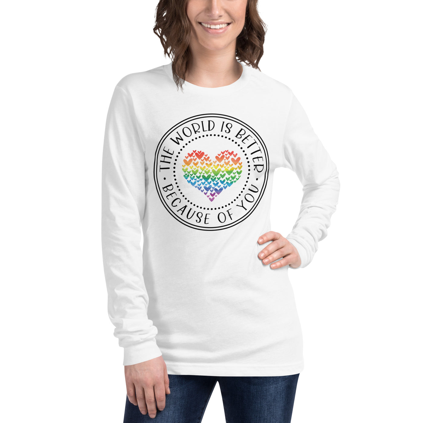 Love Saves Lives I Am An Ally - Unisex Long Sleeve Tee