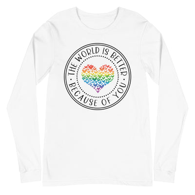 Love Saves Lives I Am An Ally - Unisex Long Sleeve Tee