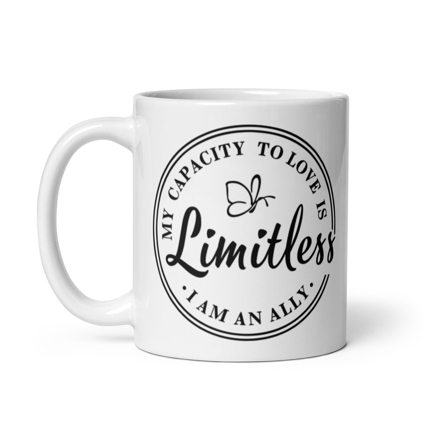 Limitless - White glossy mug