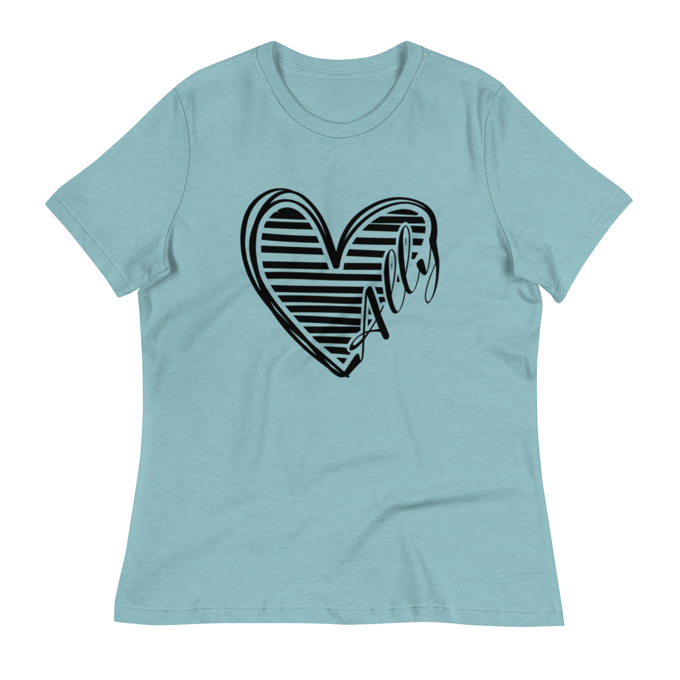 Ally Heart - Women's Relaxed T-Shirt