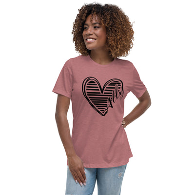 Ally Heart - Women's Relaxed T-Shirt