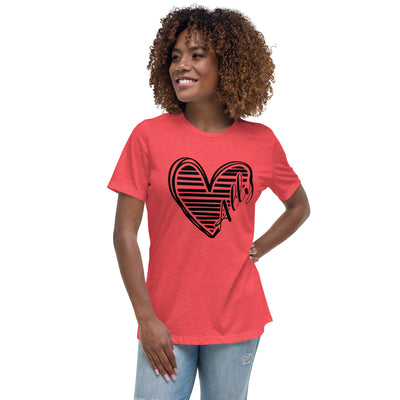 Ally Heart - Women's Relaxed T-Shirt