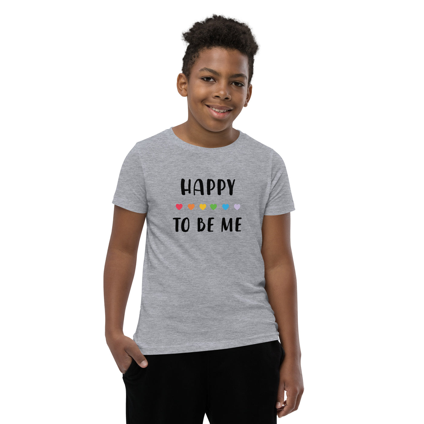 Happy To Be Me Youth Short Sleeve T-Shirt