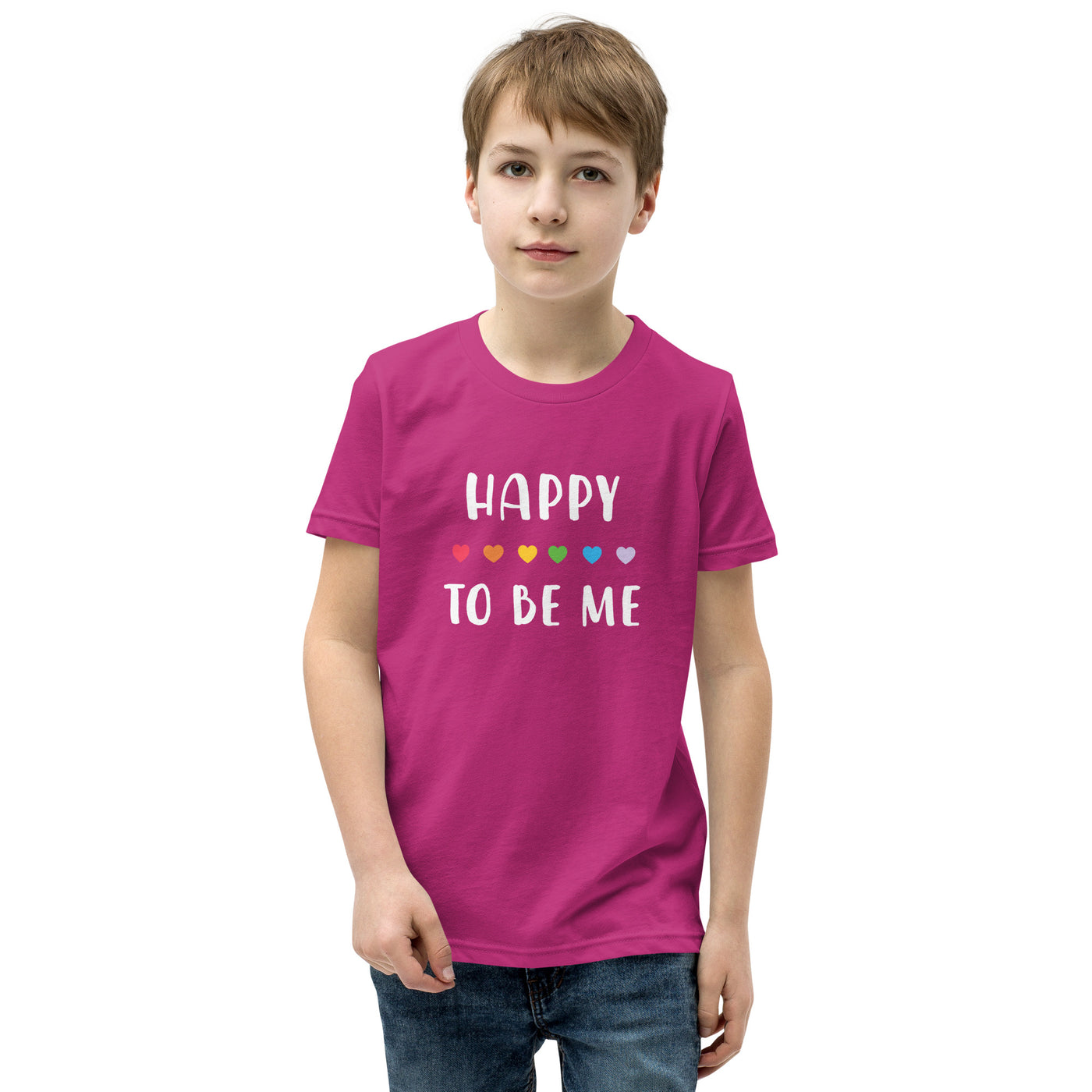 Happy To Be Me Youth Short Sleeve T-Shirt