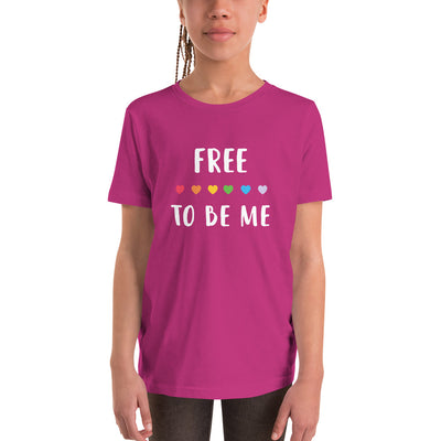 Free To Be Me Youth Short Sleeve T-Shirt