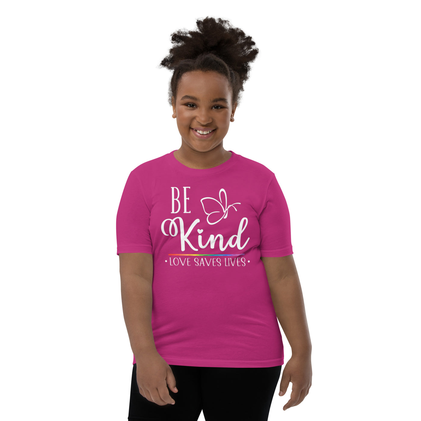 Be Kind - Butterfly Youth Short Sleeve T-Shirt