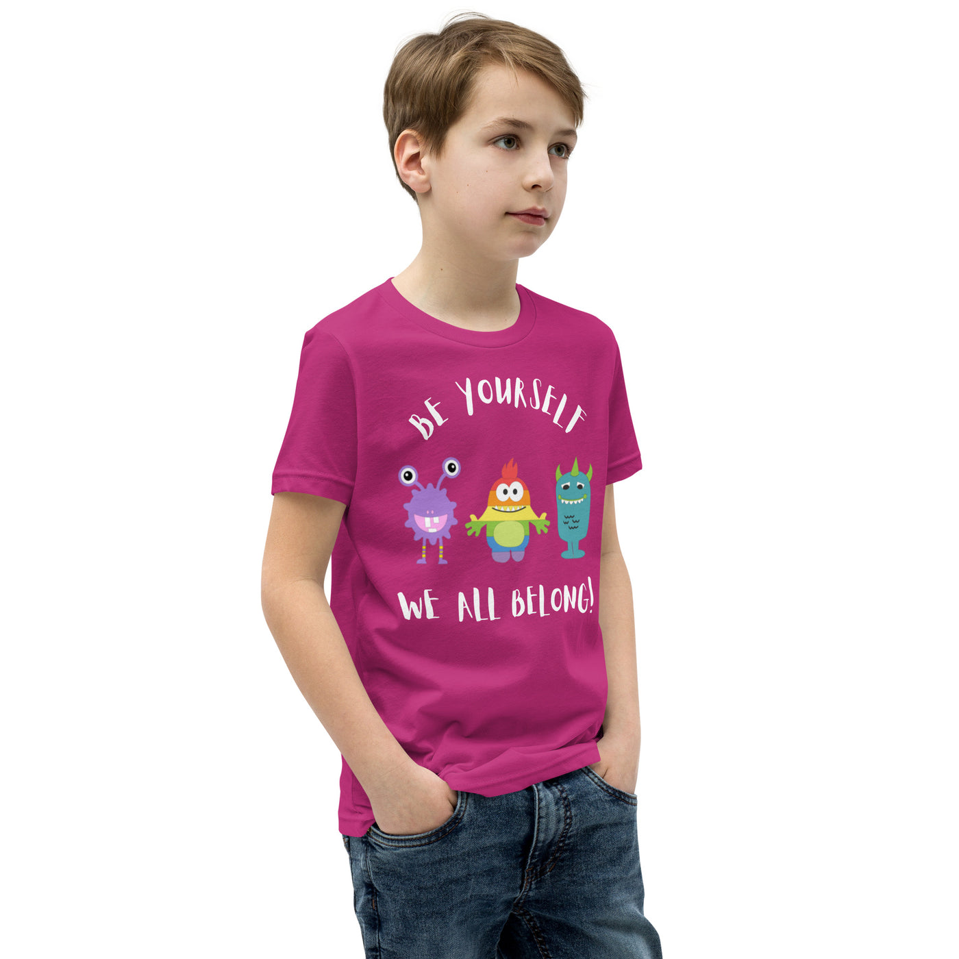 Be Yourself - Little Monsters Youth Short Sleeve T-Shirt