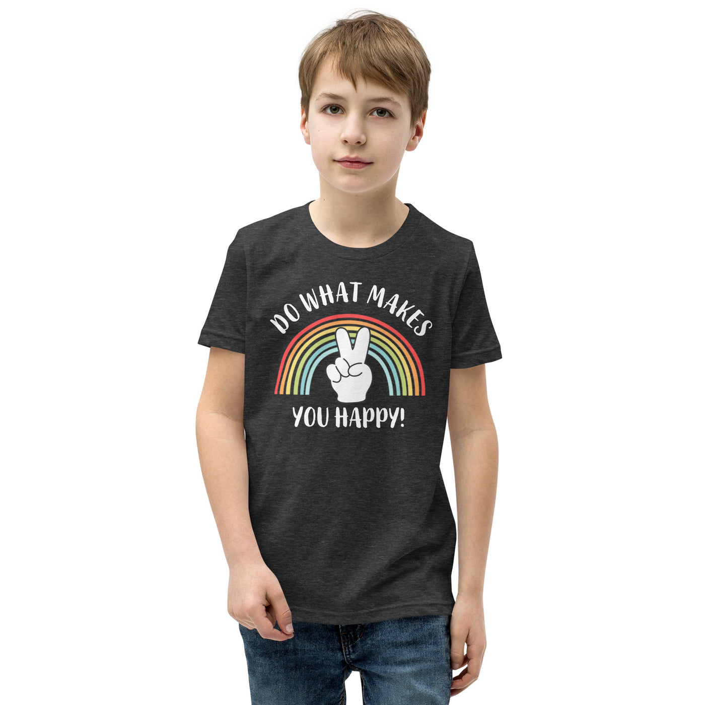 Do What Makes You Happy Youth Short Sleeve T-Shirt