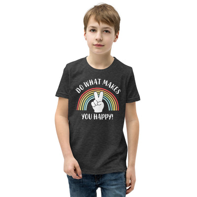 Do What Makes You Happy Youth Short Sleeve T-Shirt