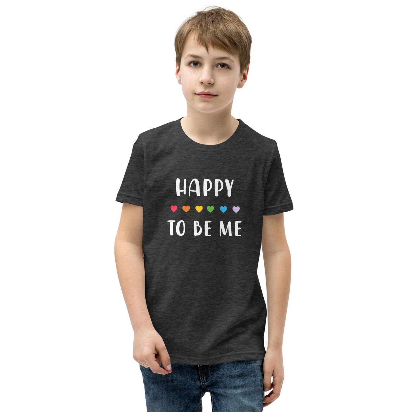 Happy To Be Me Youth Short Sleeve T-Shirt