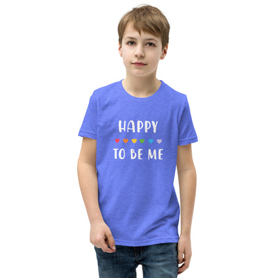 Happy To Be Me Youth Short Sleeve T-Shirt