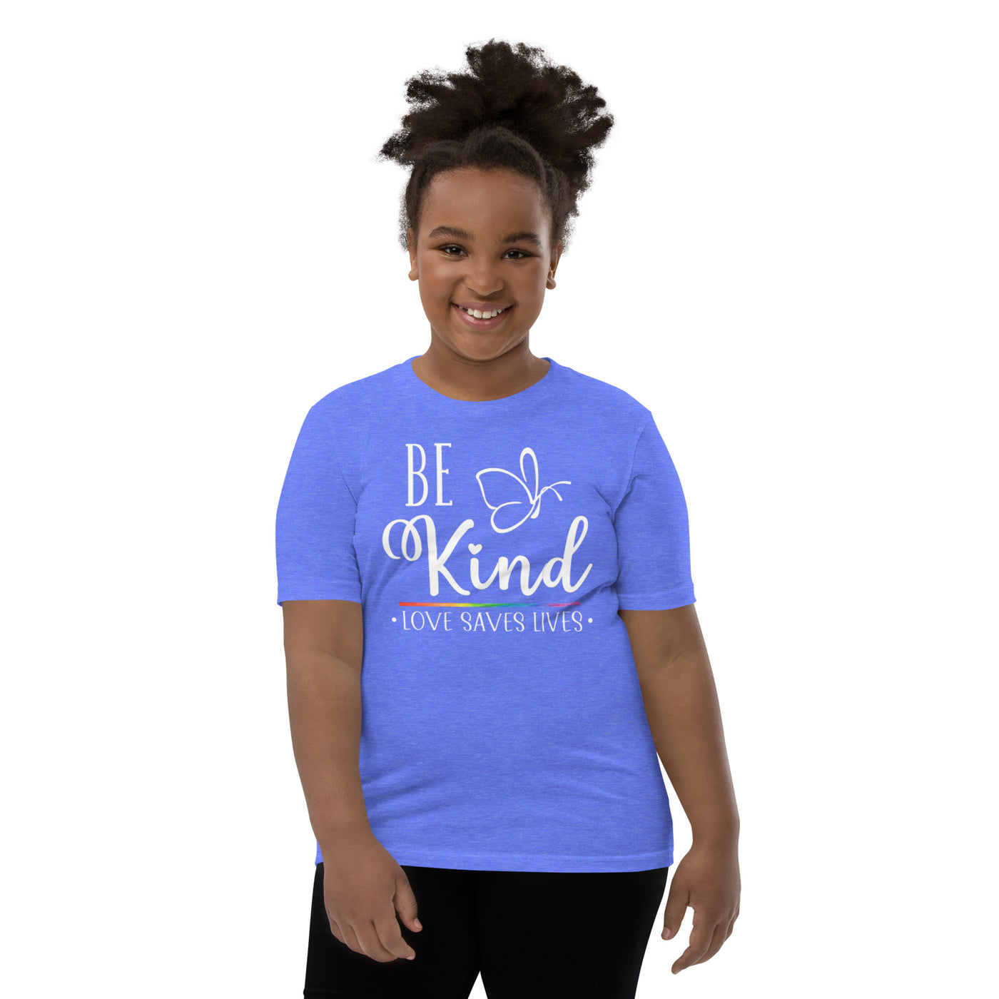 Be Kind - Butterfly Youth Short Sleeve T-Shirt