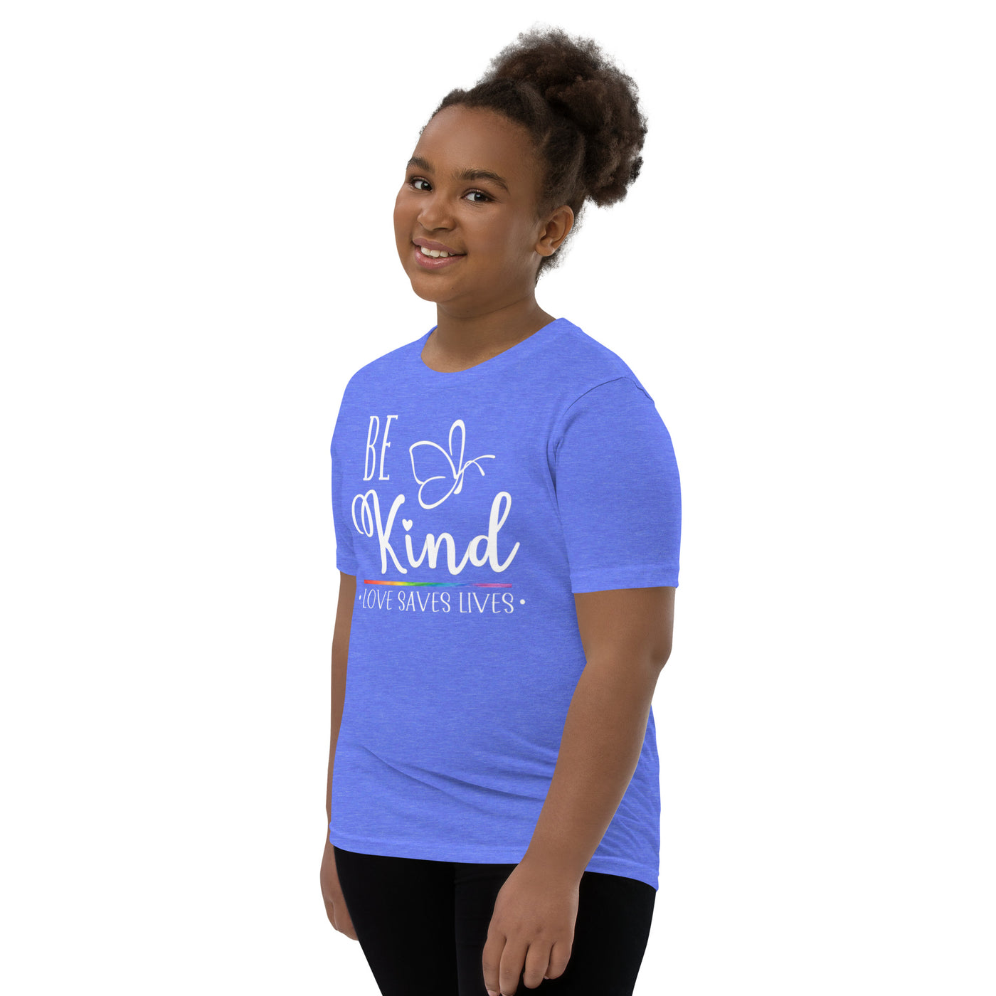 Be Kind - Butterfly Youth Short Sleeve T-Shirt